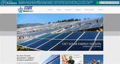 Desktop Screenshot of cietsrl.com